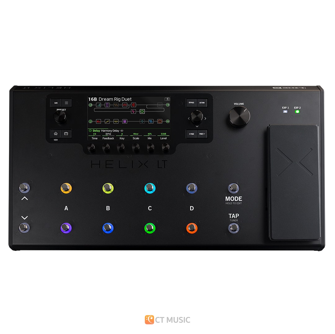 เอฟเฟคกีตาร์ Line 6 HELIX LT Guitar Multi-effects Processor สต็อกแน่น  พร้อมส่ง - CT Music