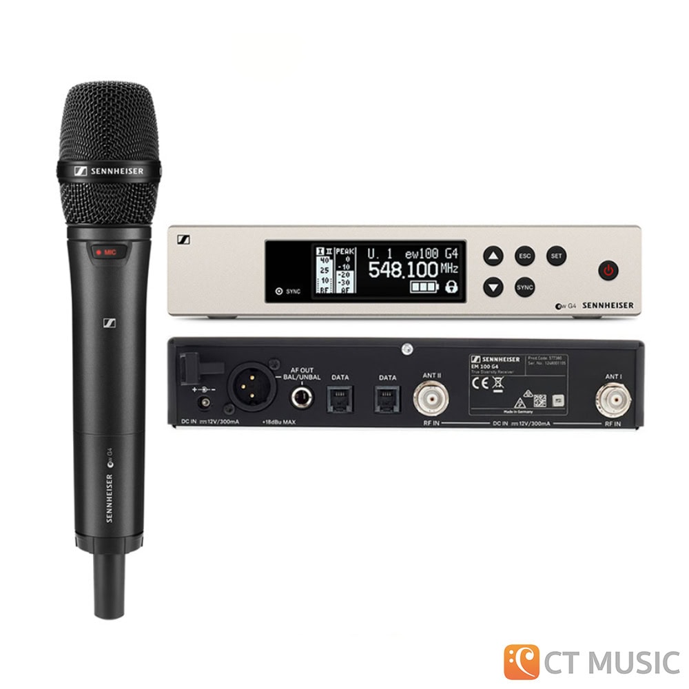 ไมโครโฟน Sennheiser EW 100 G4-945-S Wireless Microphone ไมโครโฟน Sennheiser EW 100 G4-945-S Wireless Microphone