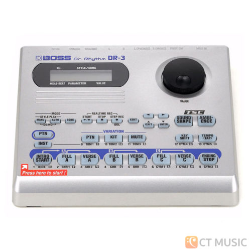 Boss DR-01S Rhythm Partner สต็อกแน่น พร้อมส่ง - CT Music Boss DR-01S Rhythm Partner สต็อกแน่น พร้อมส่ง - CT Music