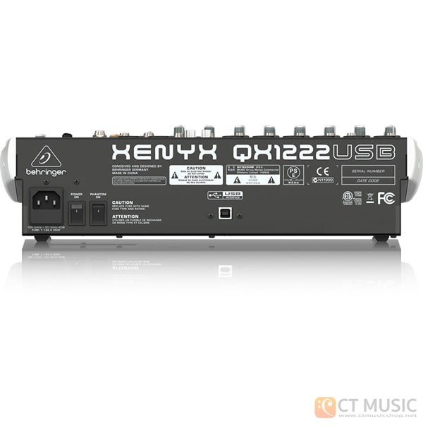 配信機器・PA機器・レコーディング機器 Behringer Xenyx QX1222USB Behringer XENYX QX1222USB สต็อกแน่น พร้อมส่ง - CT Music