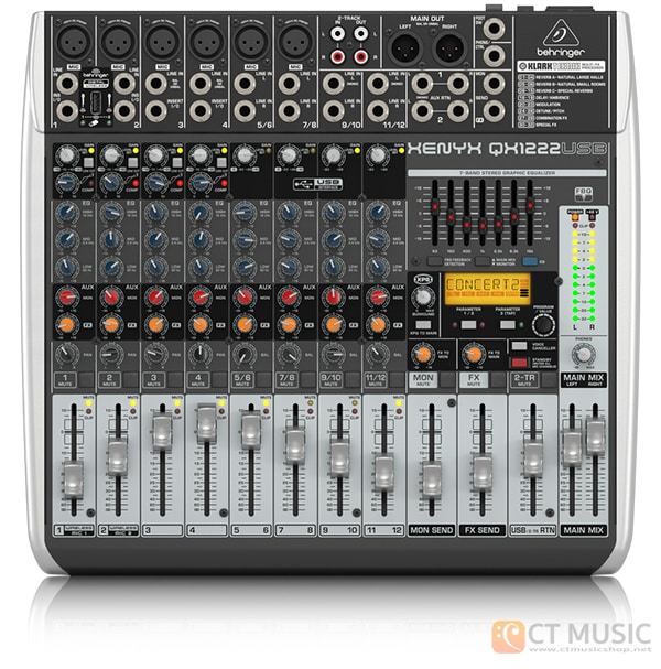 Behringer XENYX QX1222USB สต็อกแน่น พร้อมส่ง - CT Music