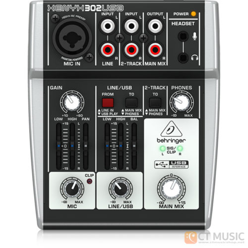 Behringer XENYX QX1202USB สต็อกแน่น พร้อมส่ง - CT Music