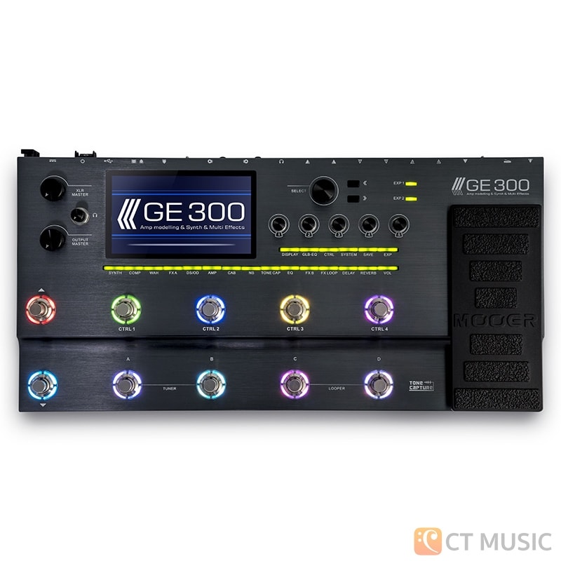 MOOER GE300＆エフェクターケースセット Mooer GE300 マルチエフェクター 専用エフェクターケース付き