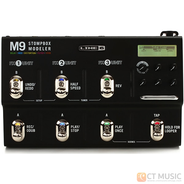 เอฟเฟคกีตาร์ Line 6 M9 Stompbox Modeler สต็อกแน่น พร้อมส่ง - CT Music