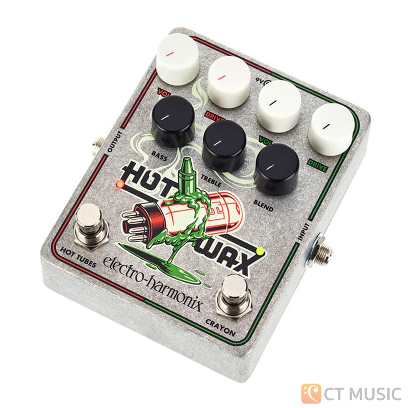 เอฟเฟคกีตาร์ Electro Harmonix Hot Wax Dual Overdrive สต็อก