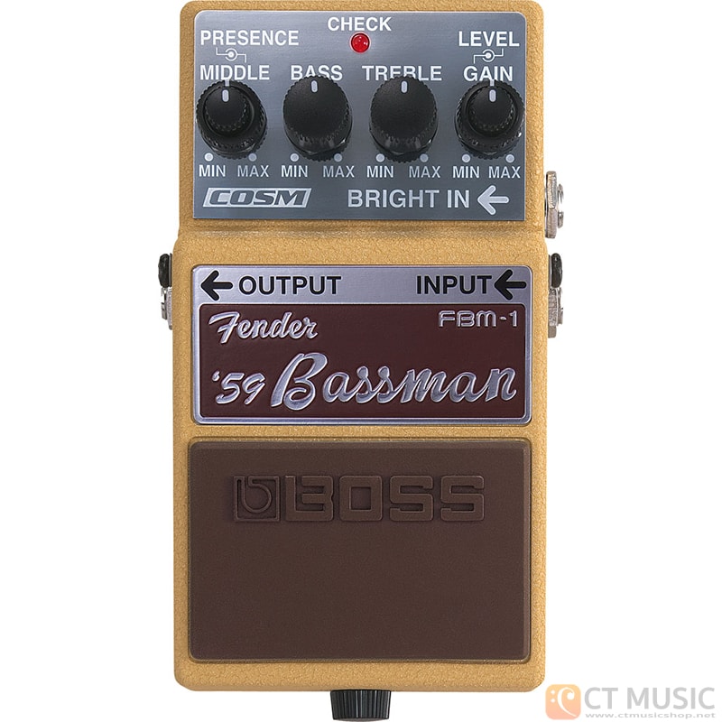 เอฟเฟคกีตาร์ Boss FBM-1 Fender Bassman สต็อกแน่น พร้อมส่ง เอฟเฟคกีตาร์ Boss FBM-1 Fender Bassman สต็อกแน่น พร้อมส่ง