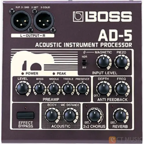 （ほぼ新品）NUX Stageman Floor (NAP-5) NuX NAP-5 Stageman Floor Deluxe Acoustic Preamp DI Box w