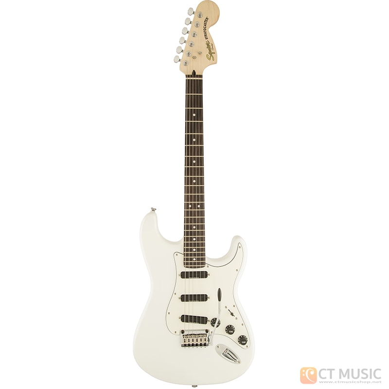 最高の品質 Hot Deluxe Squier กีตาร์ไฟฟ้า Rails สต็อกแน่น Stratocaster ギター