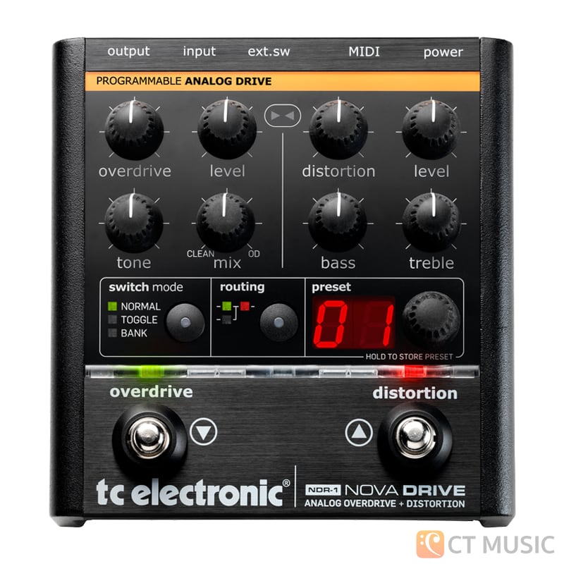 【中古価格】NOVA DRIVE / tc electronic TC Electronic NDR-1 Nova Drive สต็อกแน่น พร้อมส่ง - CT Music
