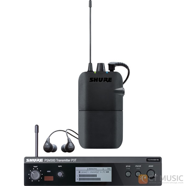 Shure PSM 300 P3TR112GR Stereo Personal Monitor System สต็อก