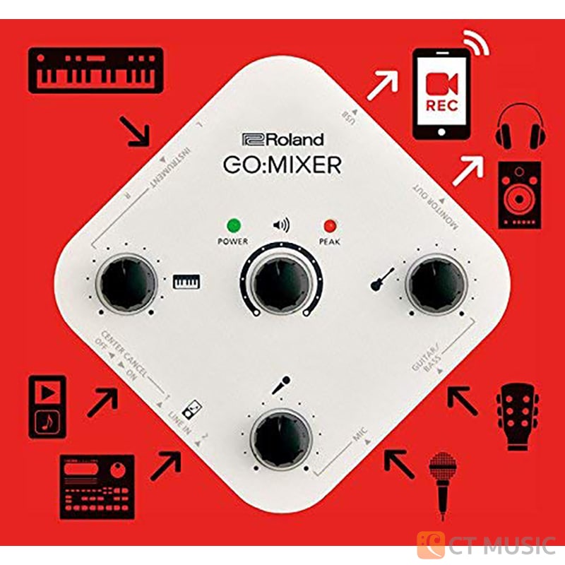 Roland GO MIXER สต็อกแน่น หน้าร้านพร้อมลอง - CT Music Roland GO MIXER สต็อกแน่น หน้าร้านพร้อมลอง - CT Music