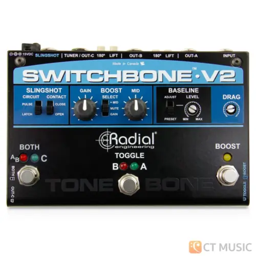 Radial Bigshot EFX Effects Loop Switcher สต็อกแน่น พร้อมส่ง