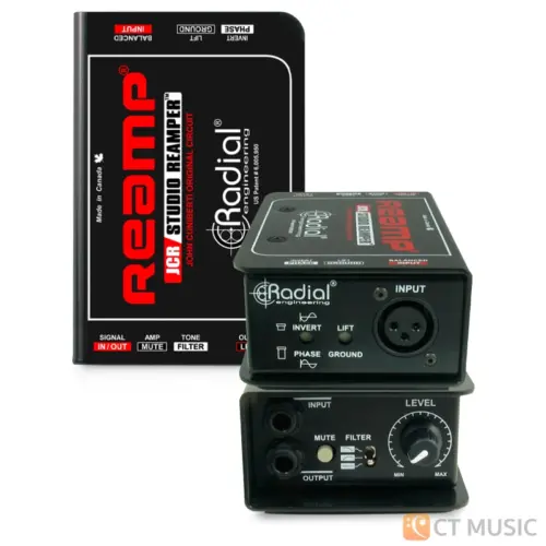 Radial Reamp JCR Studio Reamper สต็อกแน่น พร้อมส่ง - CT Music Radial Reamp JCR Studio Reamper สต็อกแน่น พร้อมส่ง - CT Music