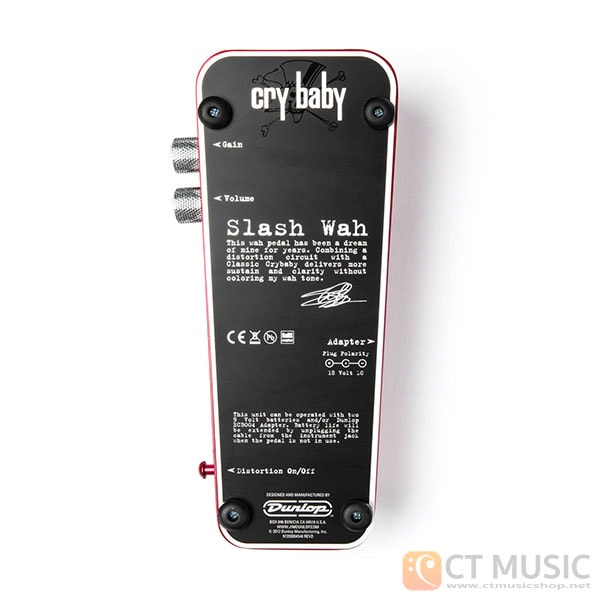 Jim Dunlop SW95 Slash Cry Baby Wah สต็อกแน่น พร้อมส่ง - CT Music