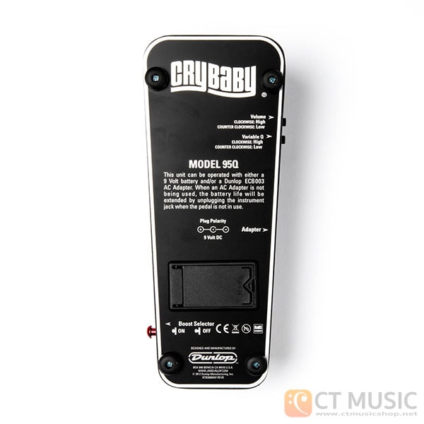 Jim Dunlop 95Q CryBaby Wah 美品 Jim Dunlop Cry Baby GCB95Q Wah สต็อกแน่น พร้อมส่ง - CT Music