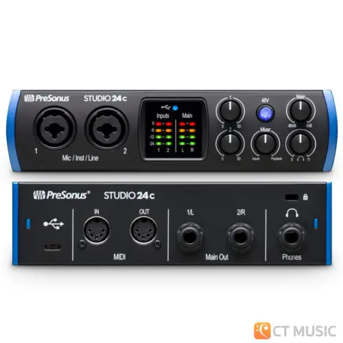 PreSonus ioSTATION 24c 本体 IOSTATION 24C AUDIO INTERFACE & PRODUCTION CONTROLLER WITH