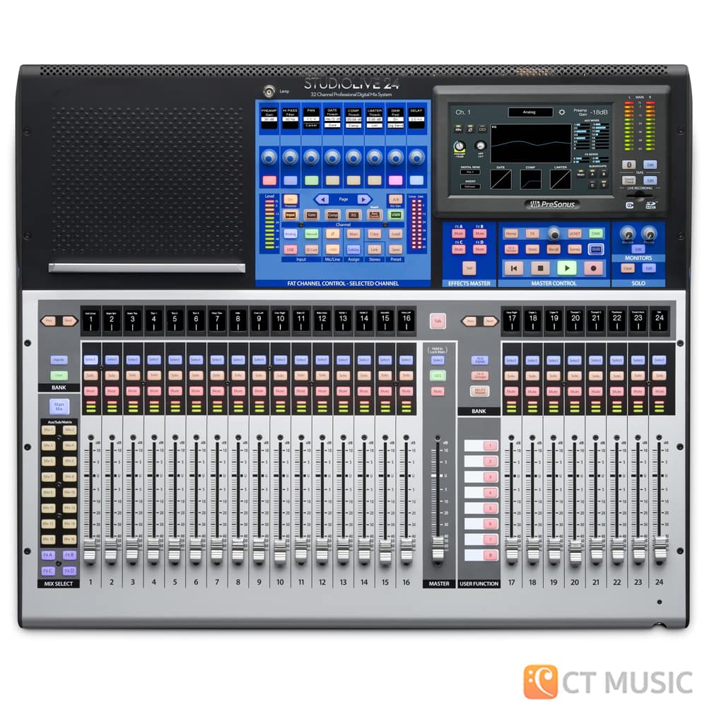 069 presonus studiolive 24.0.2 PA ミキサー PreSonus StudioLive 24 Series III สต็อกแน่น พร้อมส่ง - CT Music