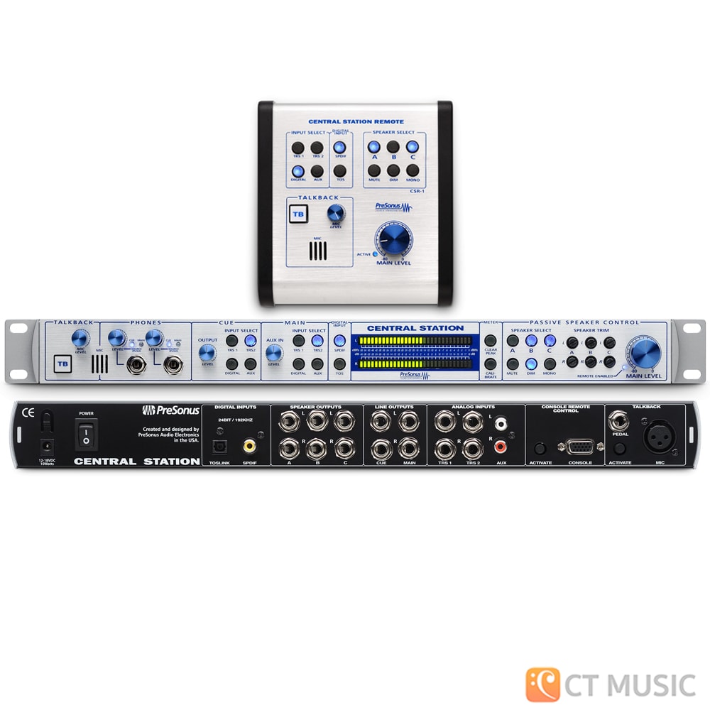 Central Station PLUS Monitoring Controller – PreSonus