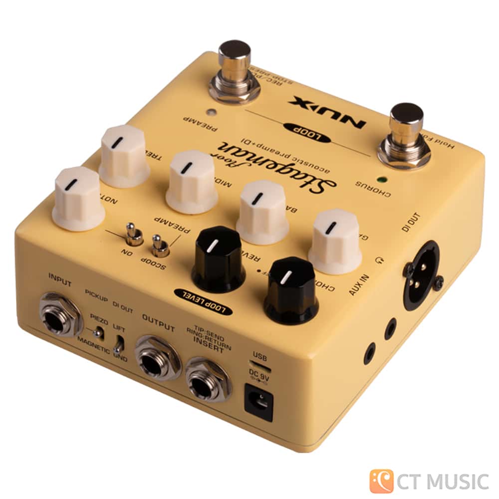 New NUX NAP-5 Stageman Floor Acoustic Preamp & DI Guitar