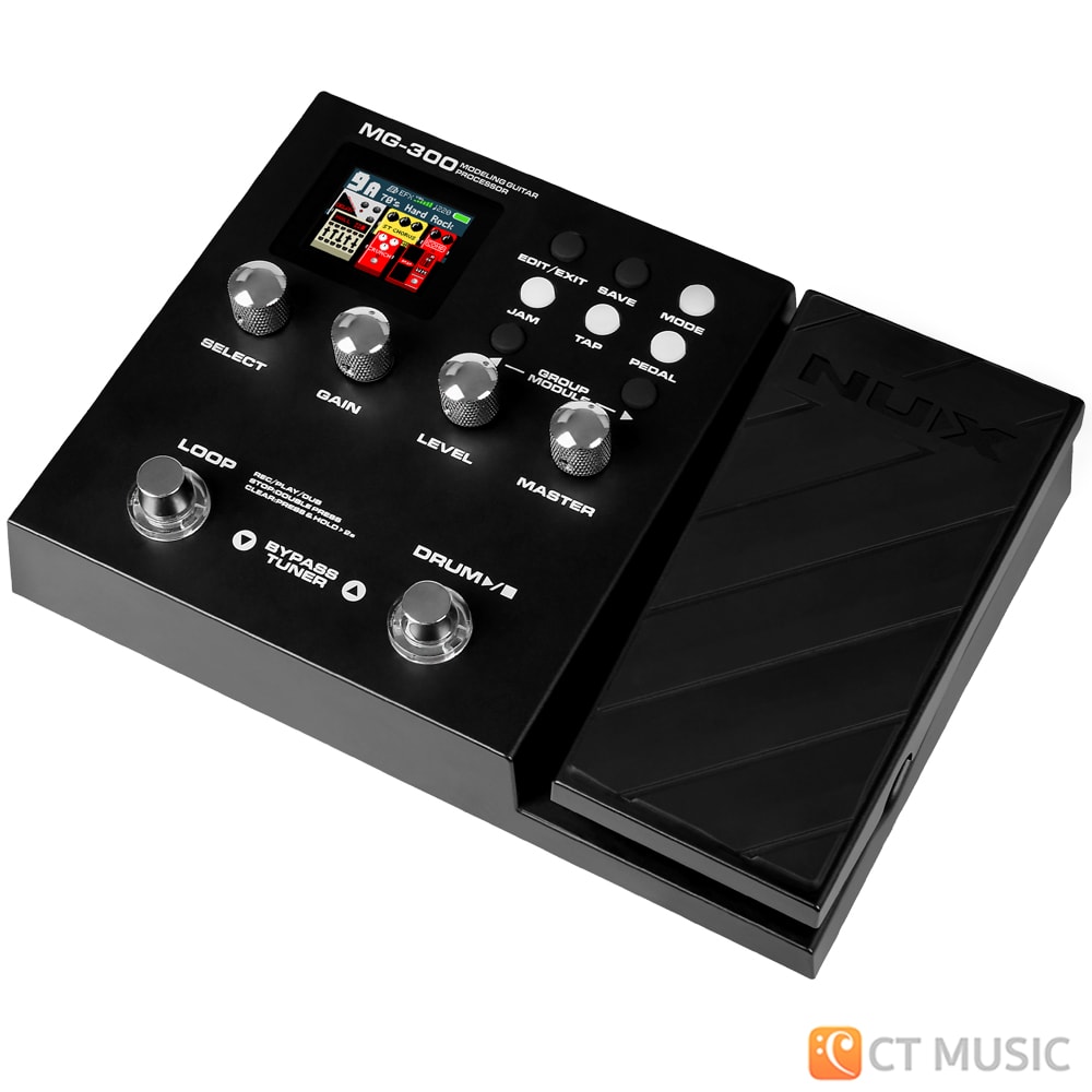 Nux MG-300 Modeling Guitar Processor สต็อกแน่น พร้อมส่ง - CT Music