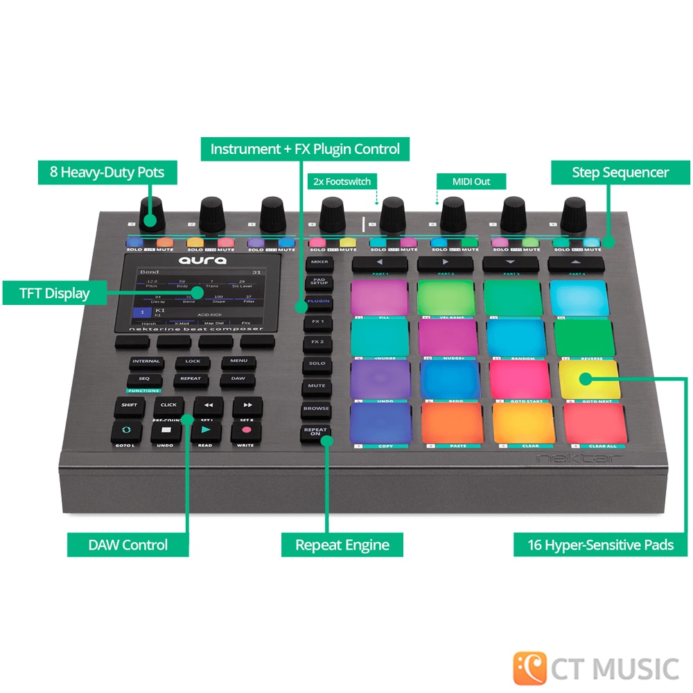 Nektar Aura สต็อกแน่น หน้าร้านพร้อมลอง - CT Music