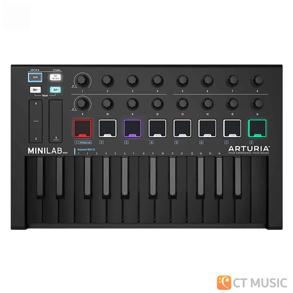 Arturia MiniLab mkII สต็อกแน่น หน้าร้านพร้อมลอง - CT Music