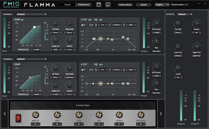 【美品】FM10【Flamma】 FM10 Mixing Console – Flamma Innovation