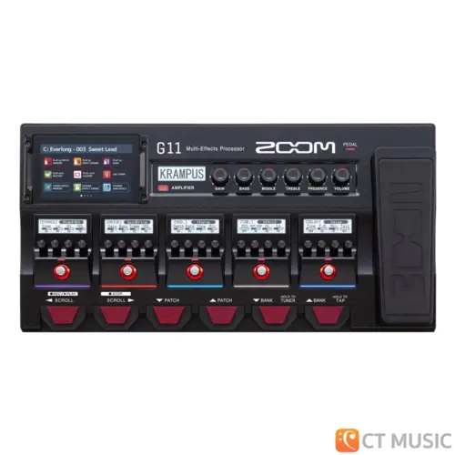 ZOOM B2 FOUR Multi-Effect Processor สต็อกแน่น พร้อมส่ง - CT