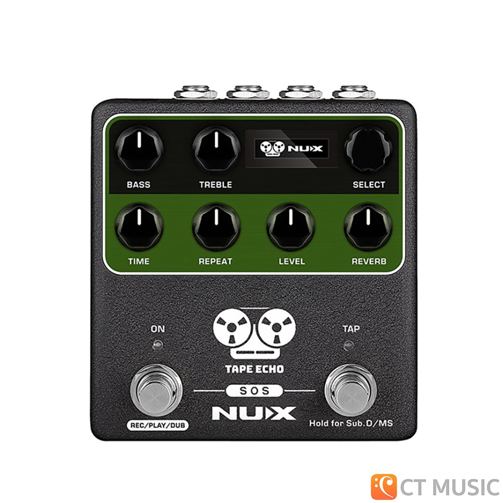 NUX NDD-7 TAPE ECHO EMULATOR テープエコー NUX NDD-7 Tape Echo สต็อกแน่น หน้าร้านพร้อมลอง - CT Music