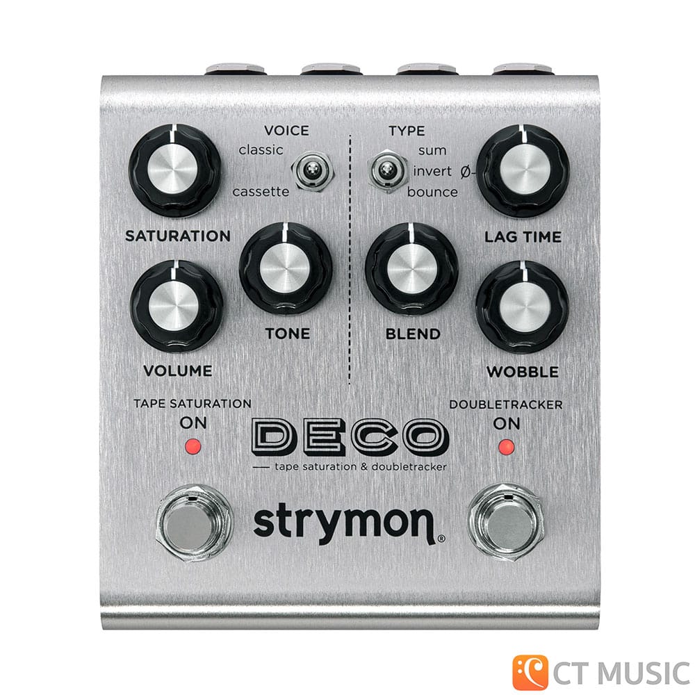 Strymon side ギターエフェクター ゴールド Strymon Deco V2 Tape Saturation & Doubletracker Delay