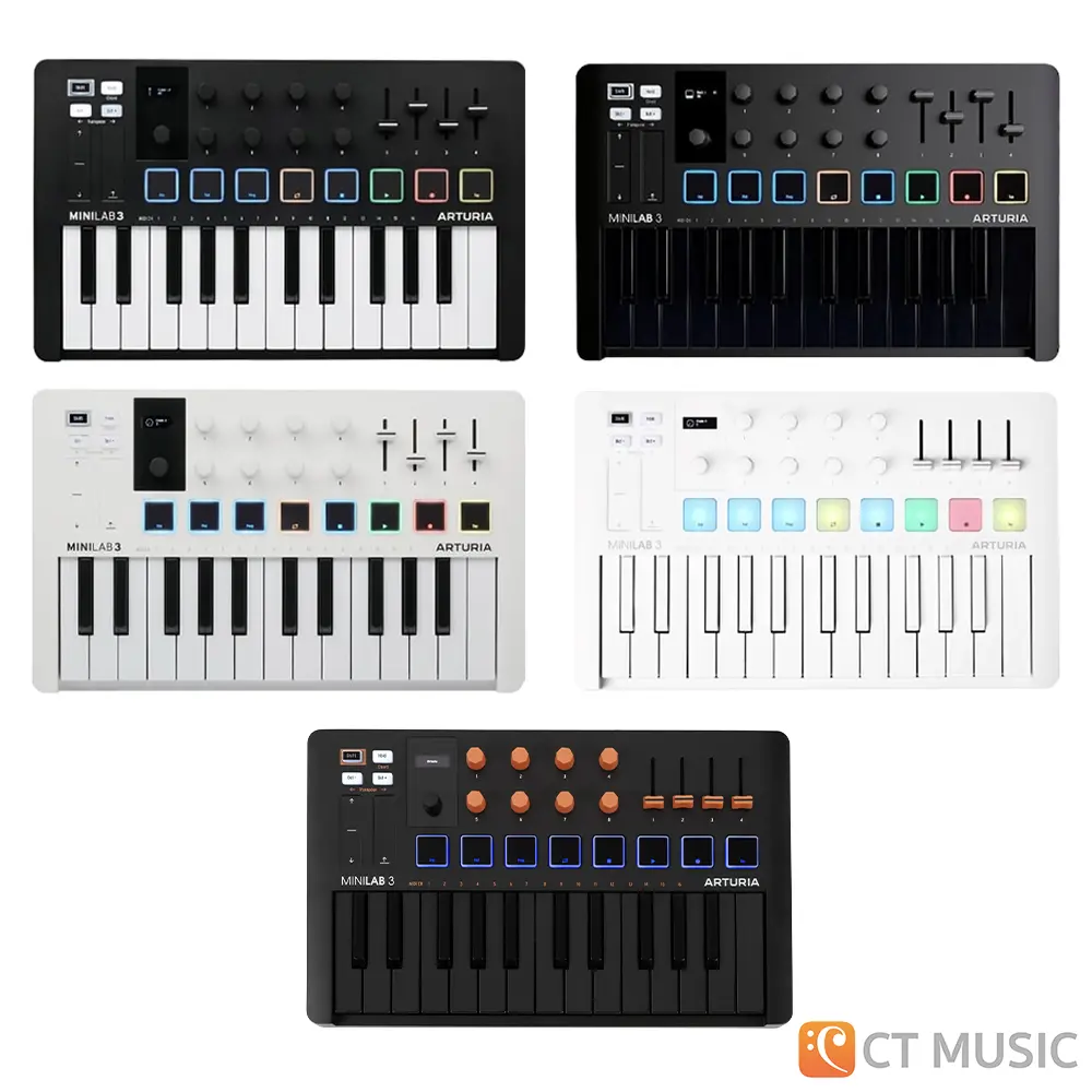 Arturia MiniLab 3 สต็อกแน่น หน้าร้านพร้อมลอง - CT Music