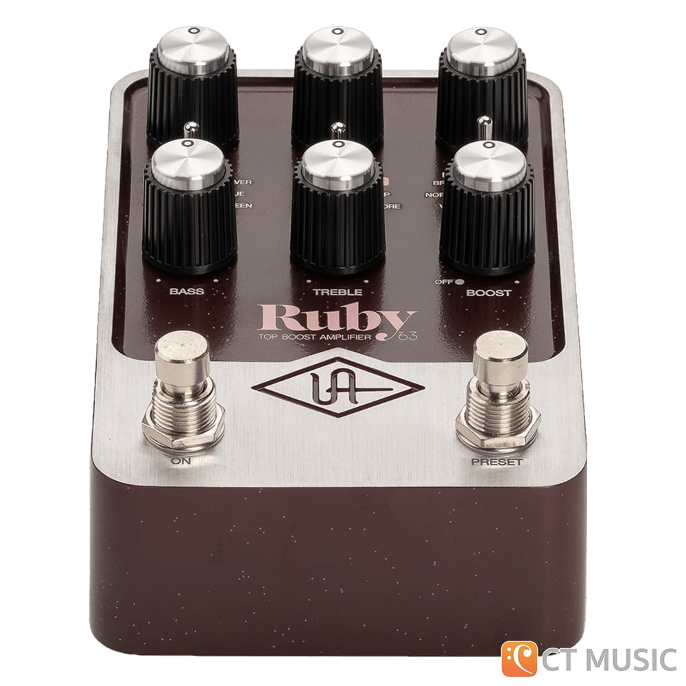 เอฟเฟคกีตาร์ Universal Audio UAFX Ruby '63 Top Boost