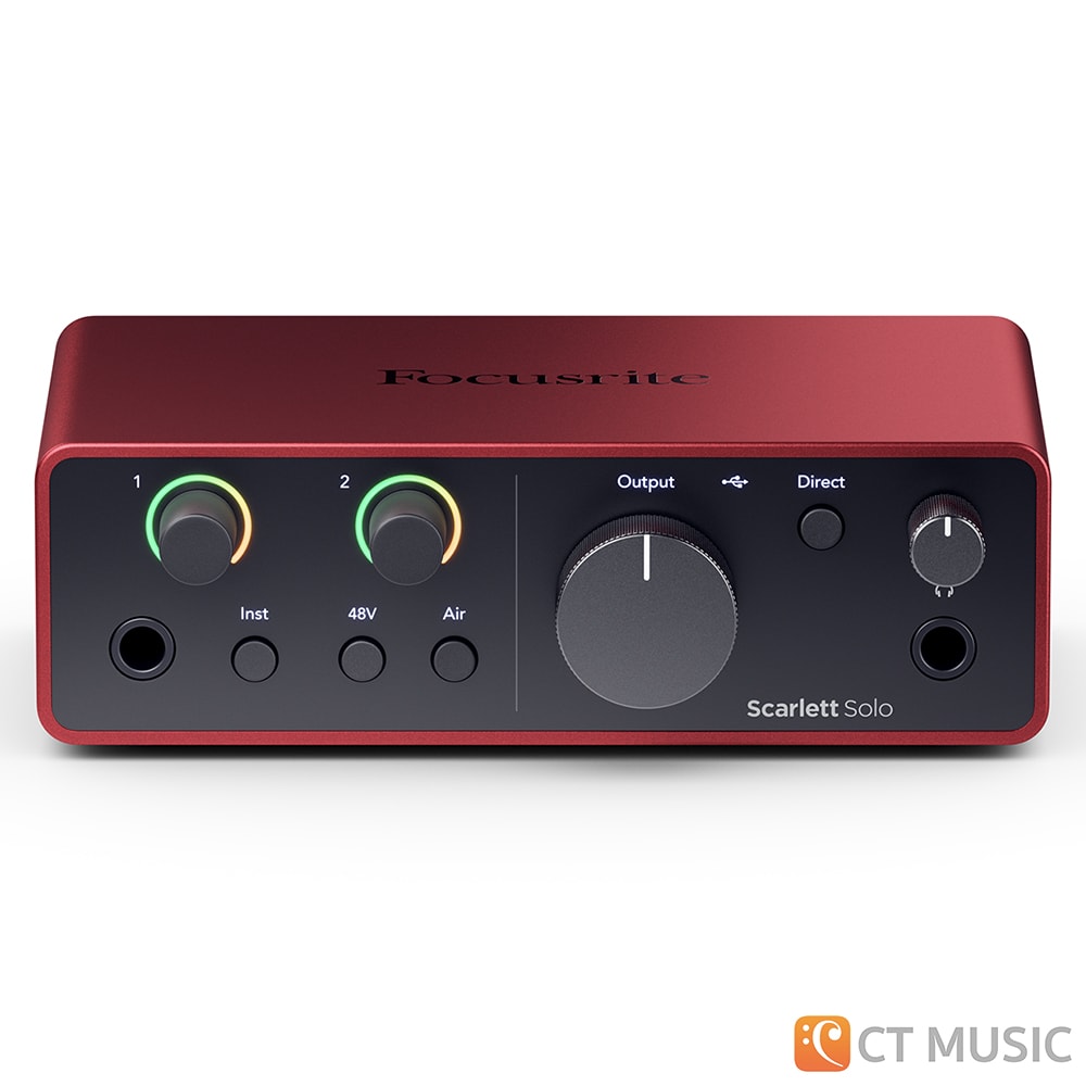 Focusrite Scarlett Solo Studio 4th Gen สต็อกแน่น พร้อมส่ง