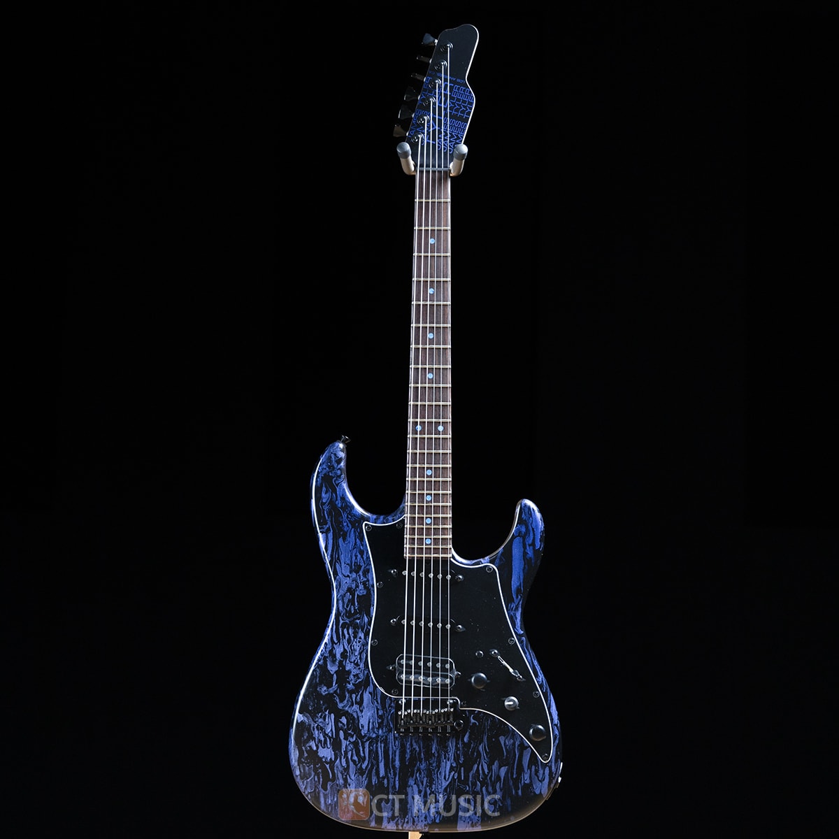 James Tyler Elite HD Black Shmear Gold hardware - CT Music