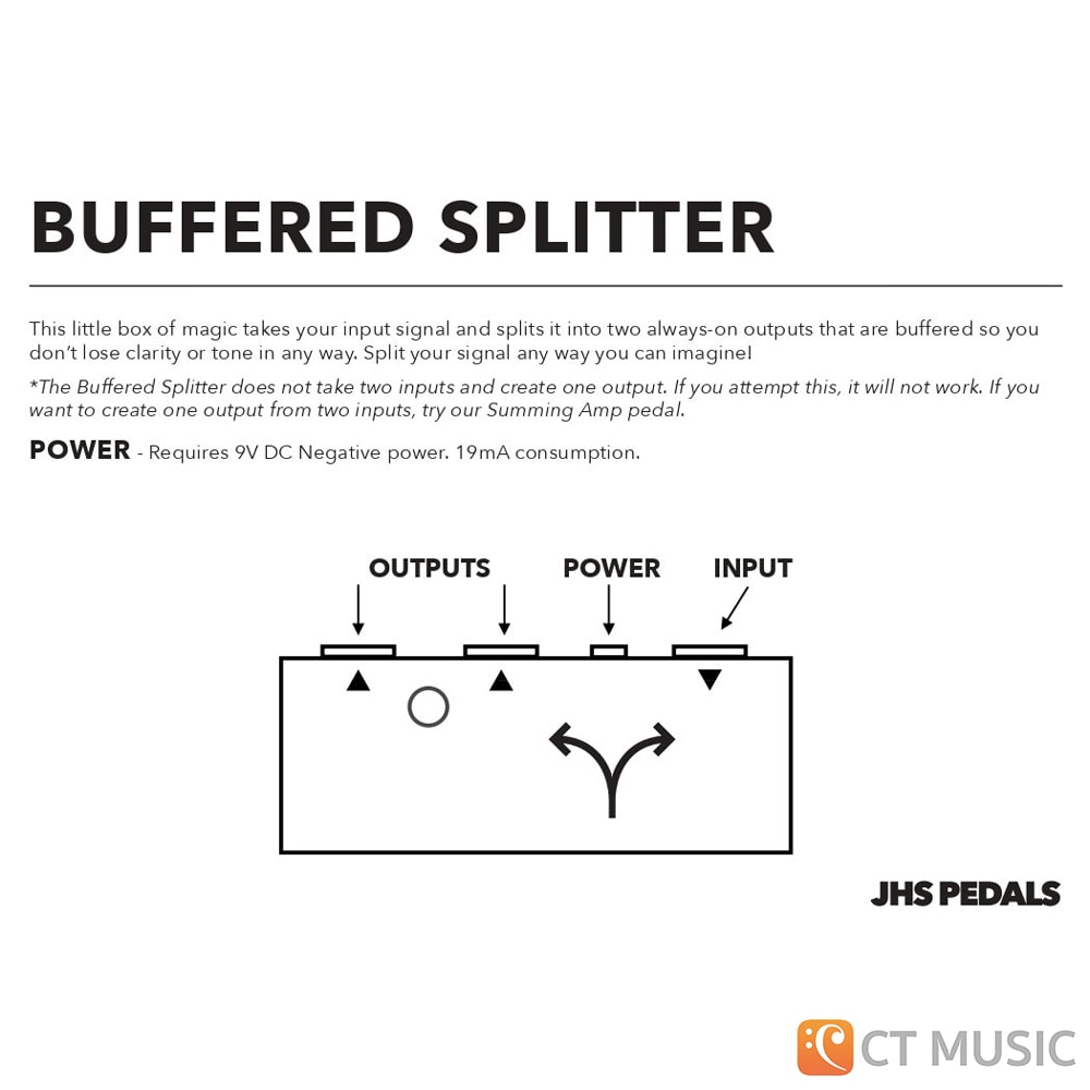 ギター JHS pedals BUFFERED SPLITTER Amazon.com: JHS Pedals JHS Buffered Splitter Guitar Signal