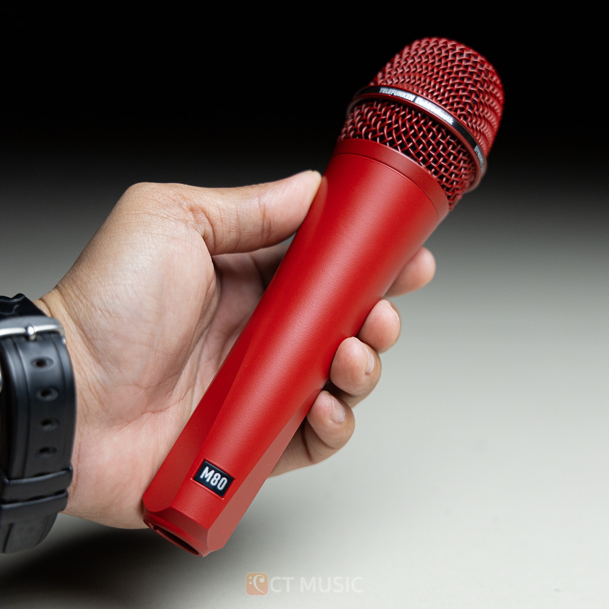 ไมโครโฟน Telefunken M80 Red Satin - CT Music ไมโครโฟน Telefunken M80 Red Satin - CT Music
