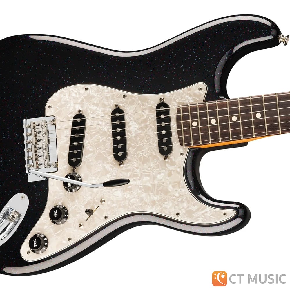 美品、Fender MEXICO Player 70th プロ調整済み Fender MEX 70th Anniversary Player Stratocaster (Nebula Noir