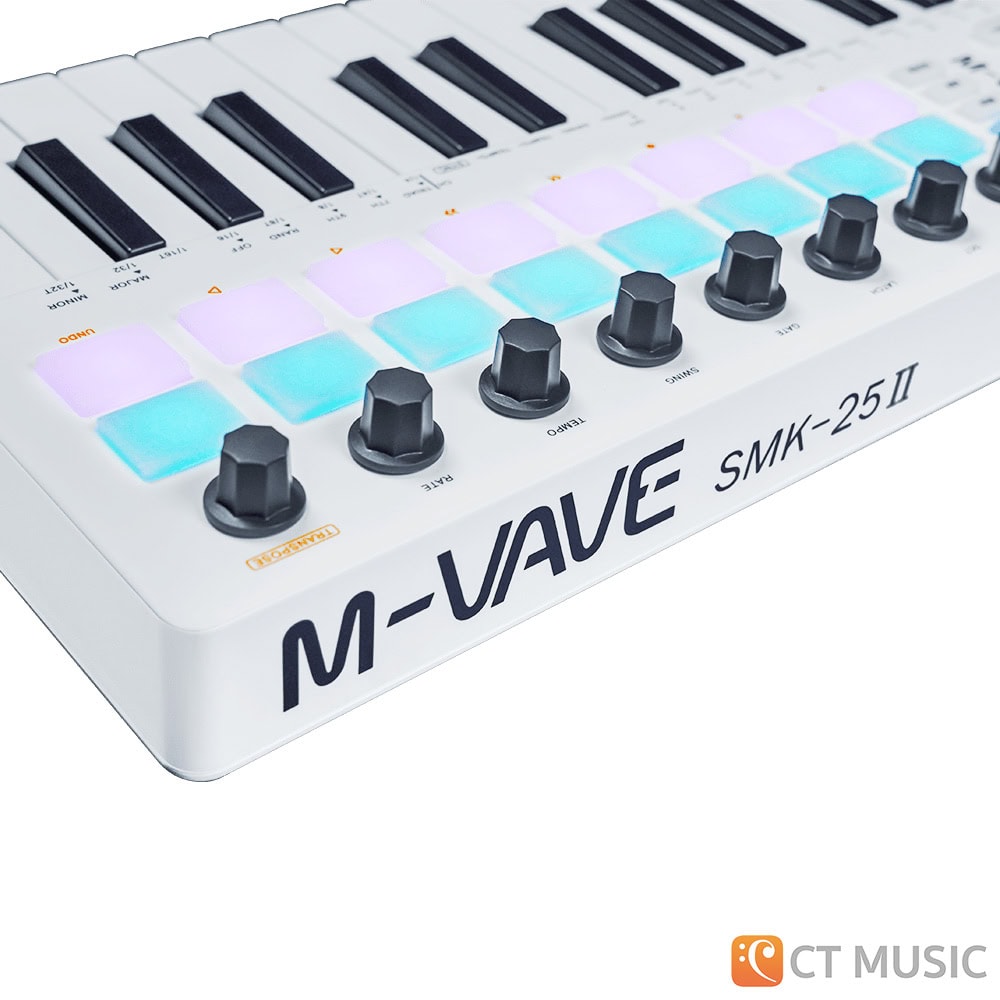 M-WAVE SMK-25 II MIDIキーボード M-VAVE SMK-25 II Midi Keyboard 16 Pads - ProPlugin