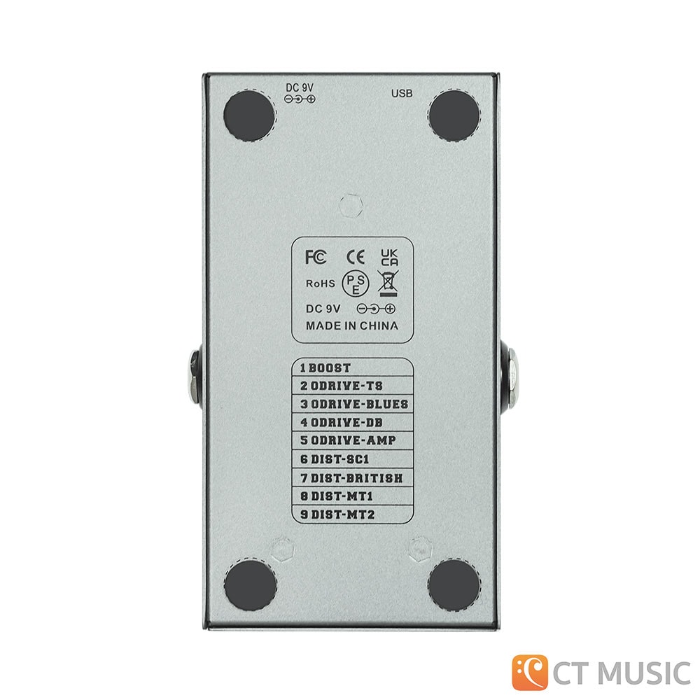 M-WAVE MINI EFX ギターエフェクター M-VAVE Mini Universe ギターエフェクトペダル デジタルリバーブ