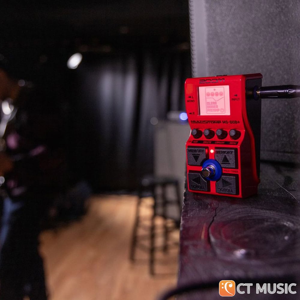 เอฟเฟคเบส ZOOM MS-60B+ MultiStomp for Bass สต็อกแน่น พร้อม
