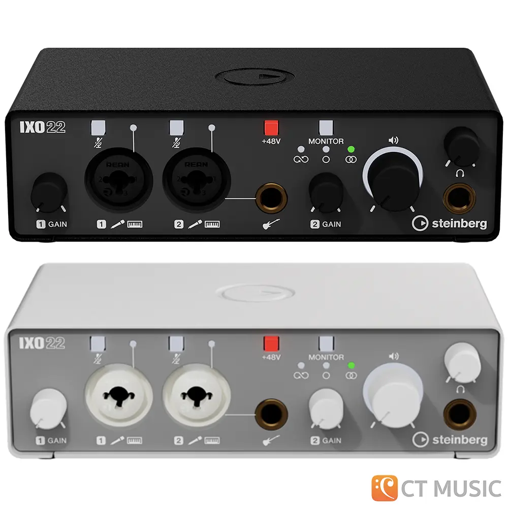 Steinberg IXO22 USB Audio Interface สต็อกแน่น พร้อมส่ง - CT Steinberg IXO22 USB Audio Interface สต็อกแน่น พร้อมส่ง - CT