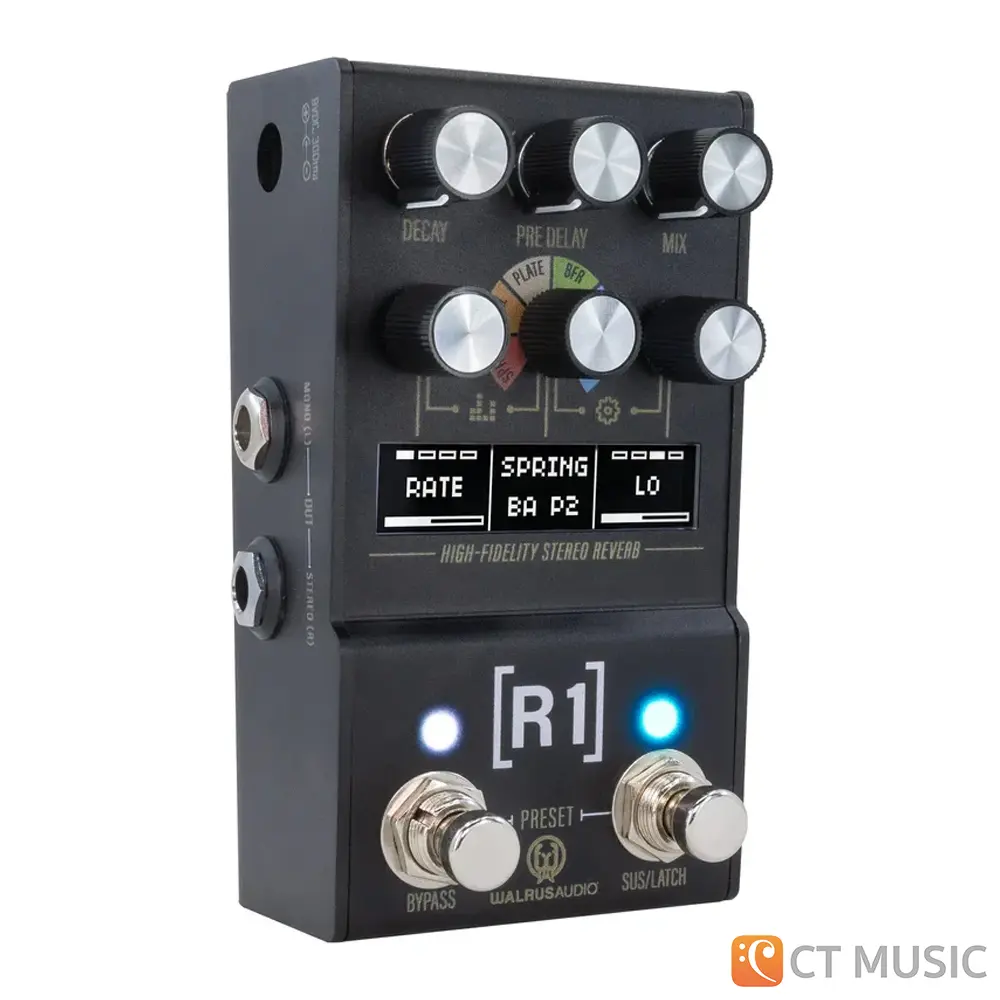 WALRUS AUDIO [R1] 高性能リバーブ เอฟเฟคกีตาร์ Walrus Audio R1 High-Fidelity Reverb MKII สต็อก