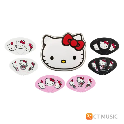 ปิ๊กกีตาร์ Fender x Hello Kitty 18 Pack Pick Tin